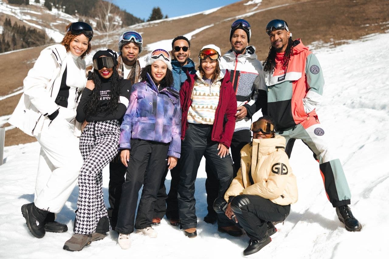 The Powder To My People crew together on the slopes in Austria